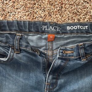 Children’s Place Denim Bootcut Jeans in Deep Blue